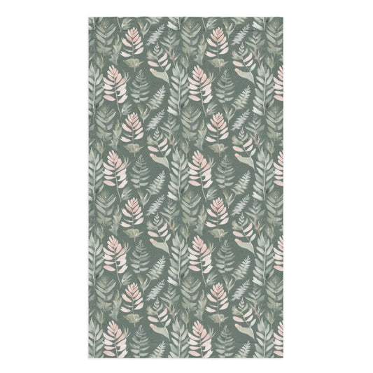Sage Fern Tea Towel - watercolour print