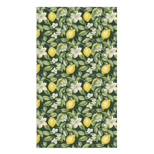 Lemon Grove Tea Towel - watercolour print