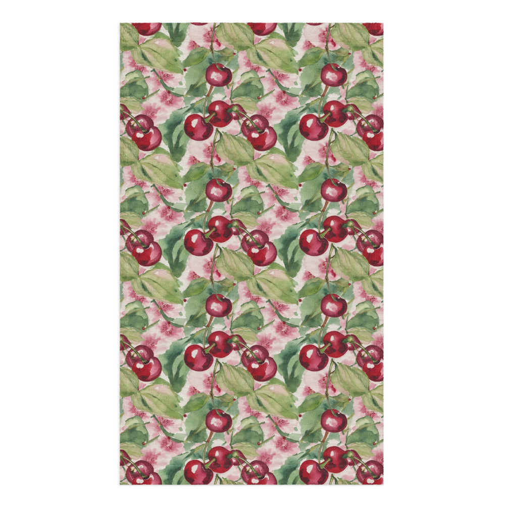 Cherry Orchard Tea Towel - watercolour print