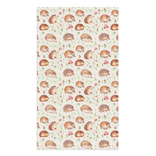 Hedgehog Hollow Tea Towel - watercolour design