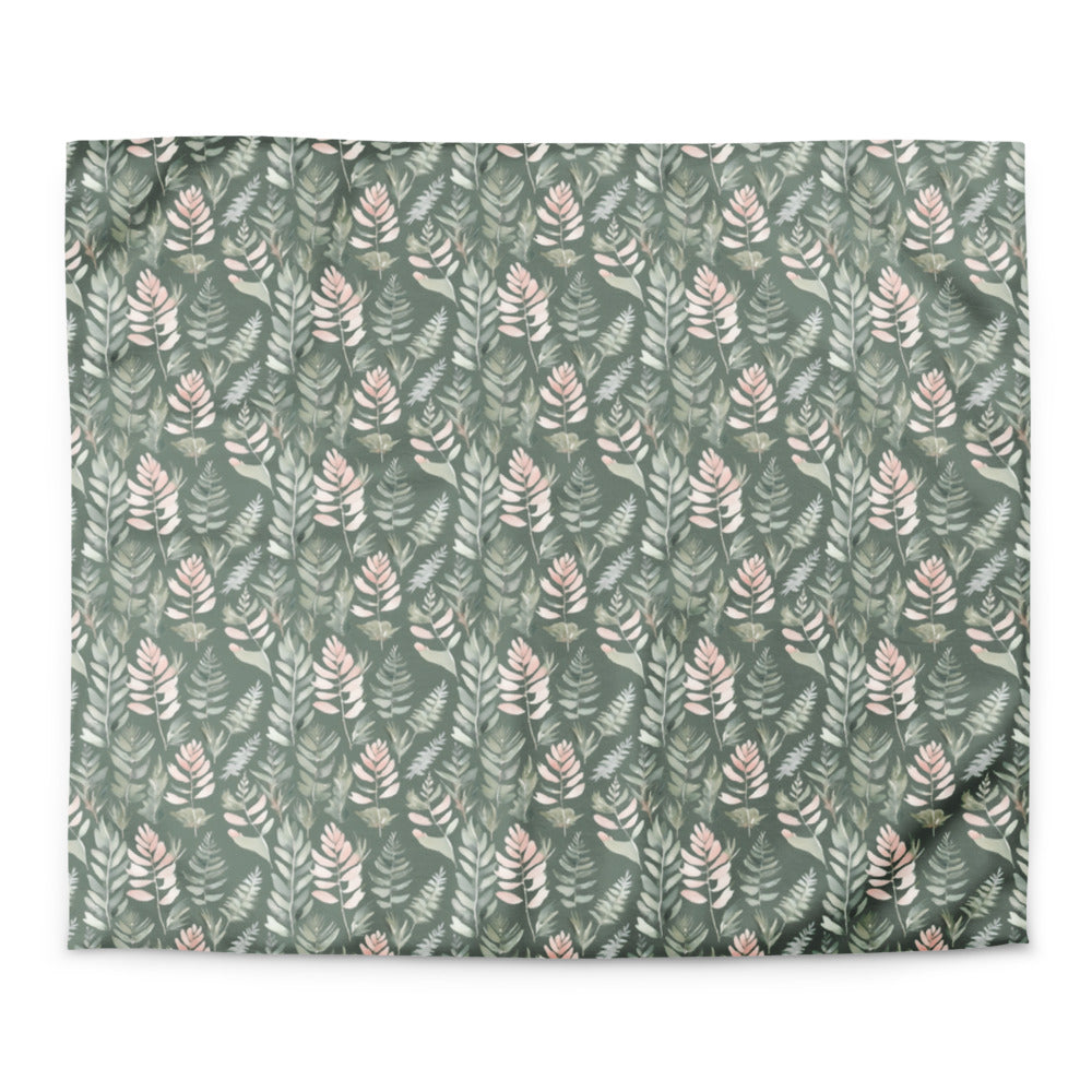 Sage Fern Duvet Cover - watercolour print
