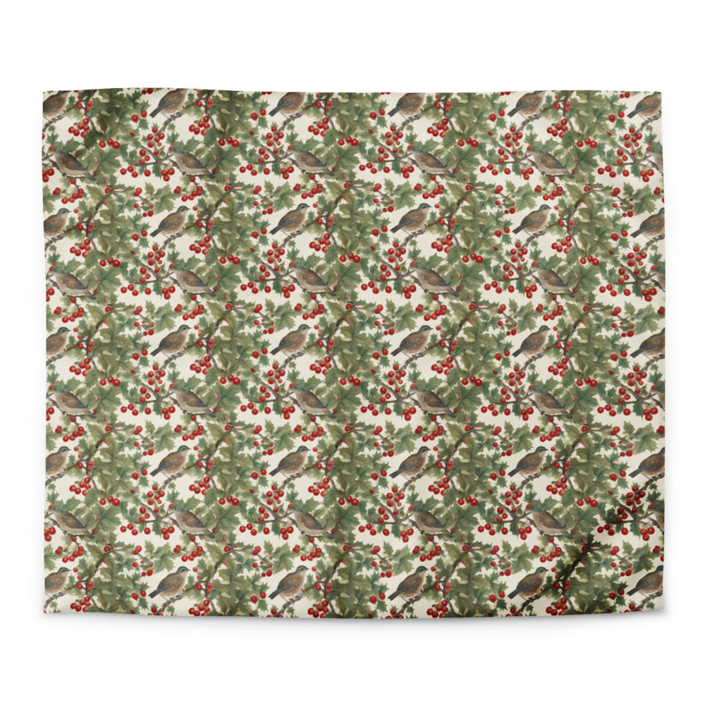 Robin & Rowan Duvet Cover - watercolour print