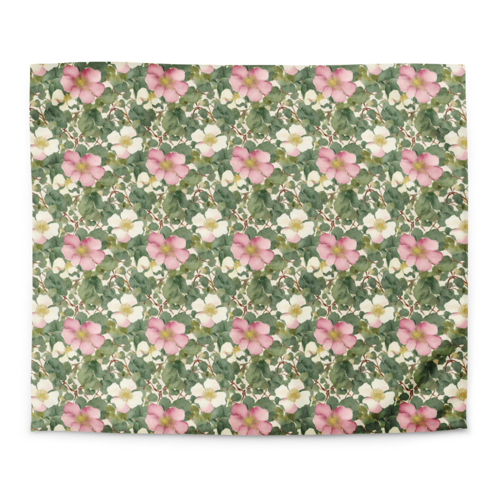 Housse de couette Wild Rose - impression aquarelle
