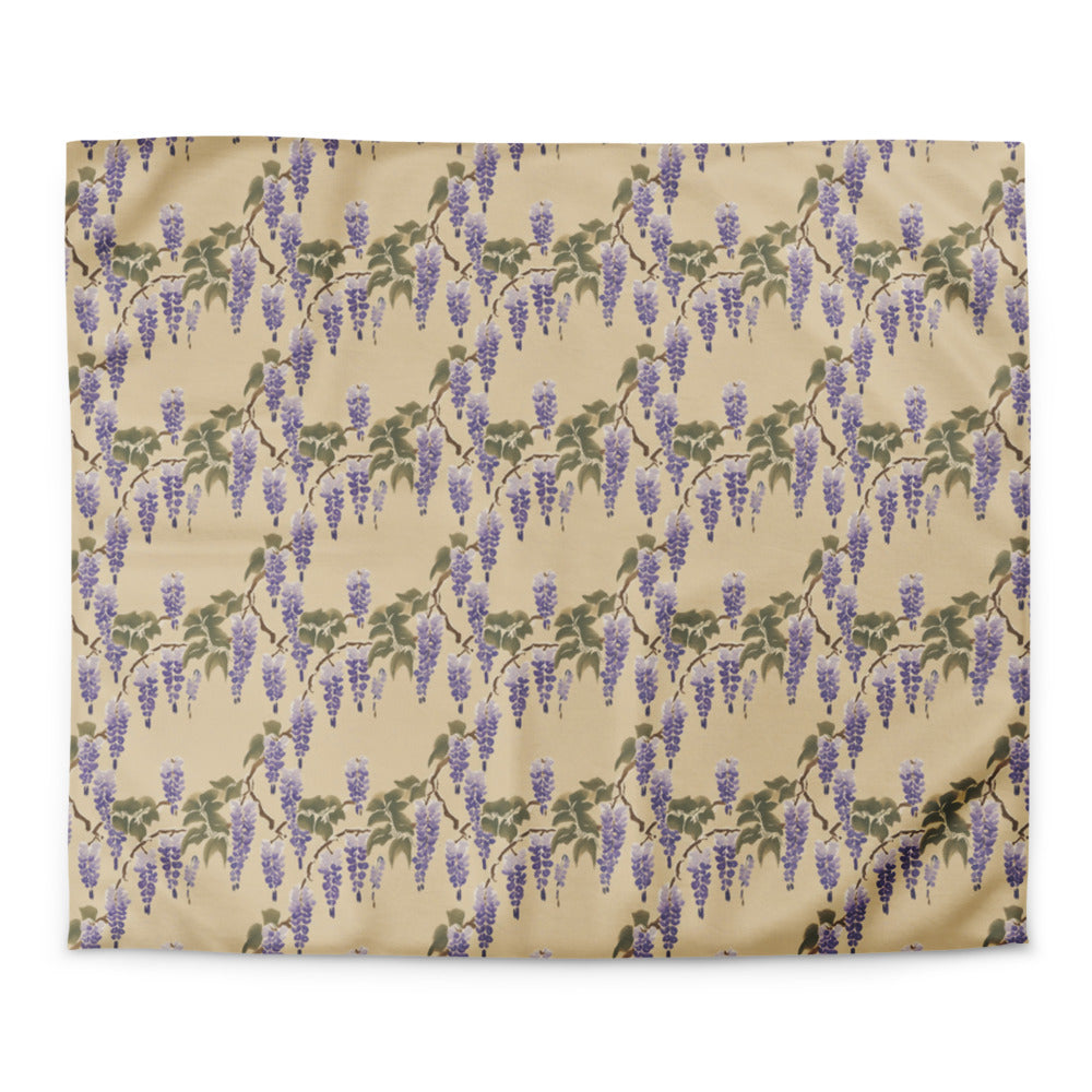 Wisteria Cascade Duvet Cover - watercolour print