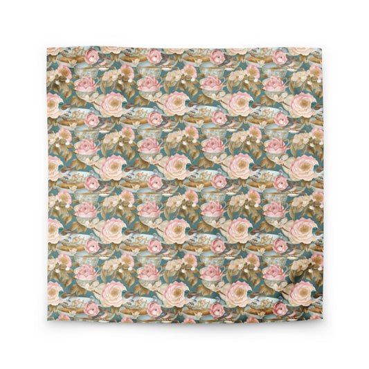Teatime Roses Duvet Cover - watercolour print
