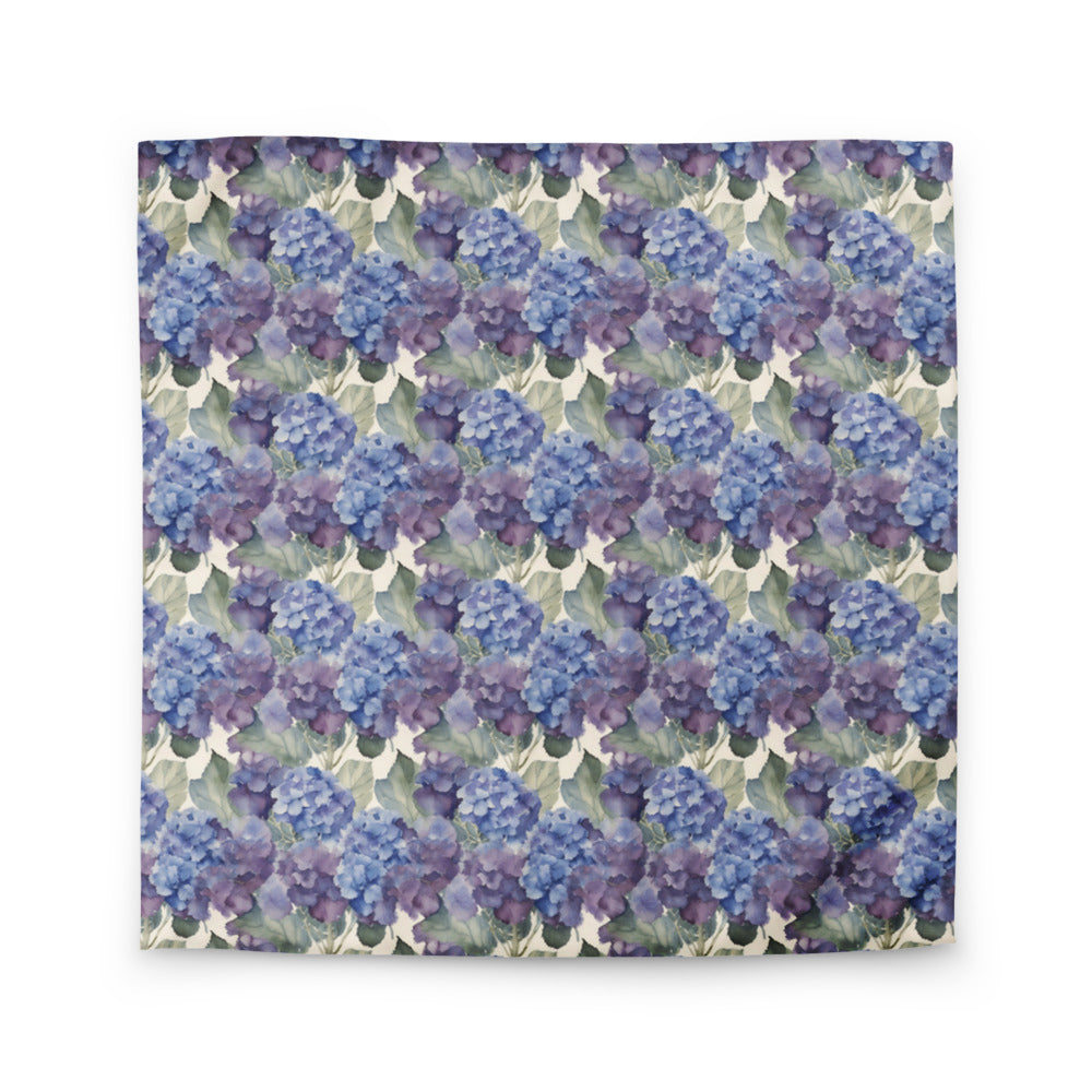 Hydrangea Haze Duvet Cover - watercolour print