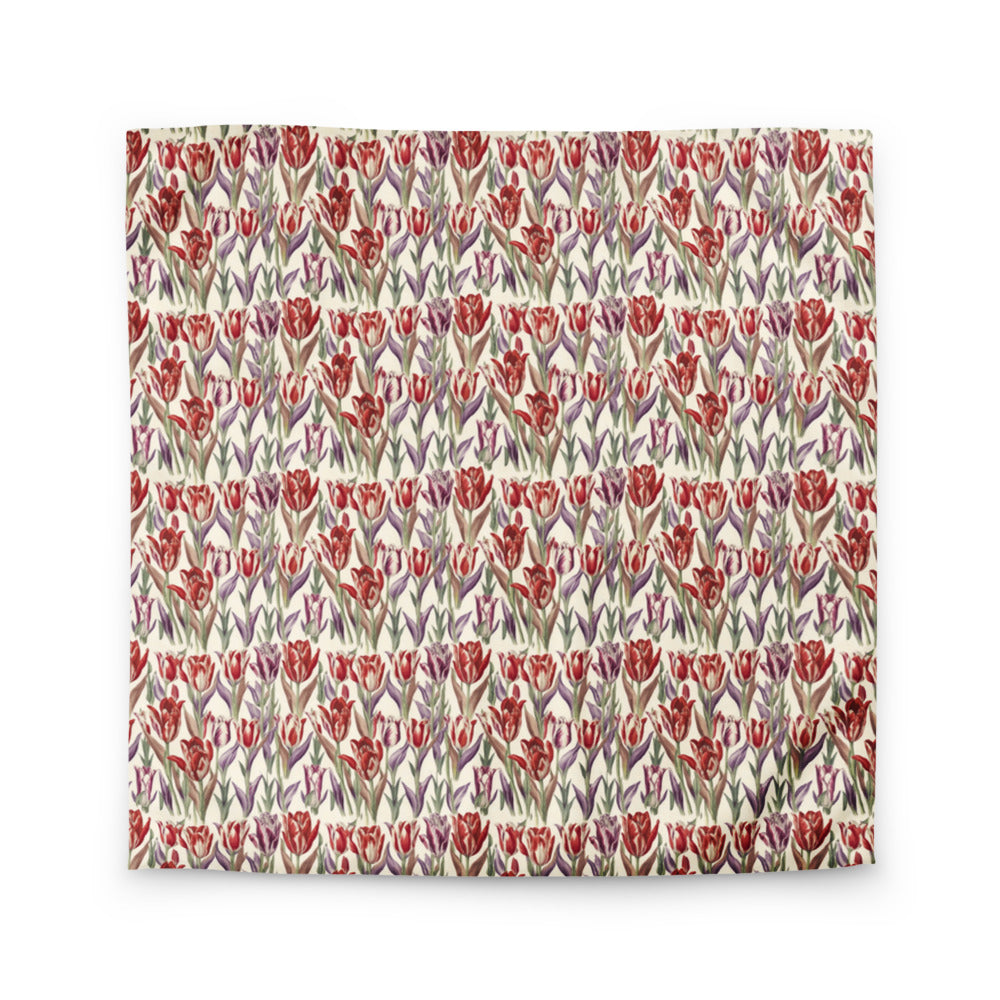 Tulip Parade Duvet Cover - watercolour print
