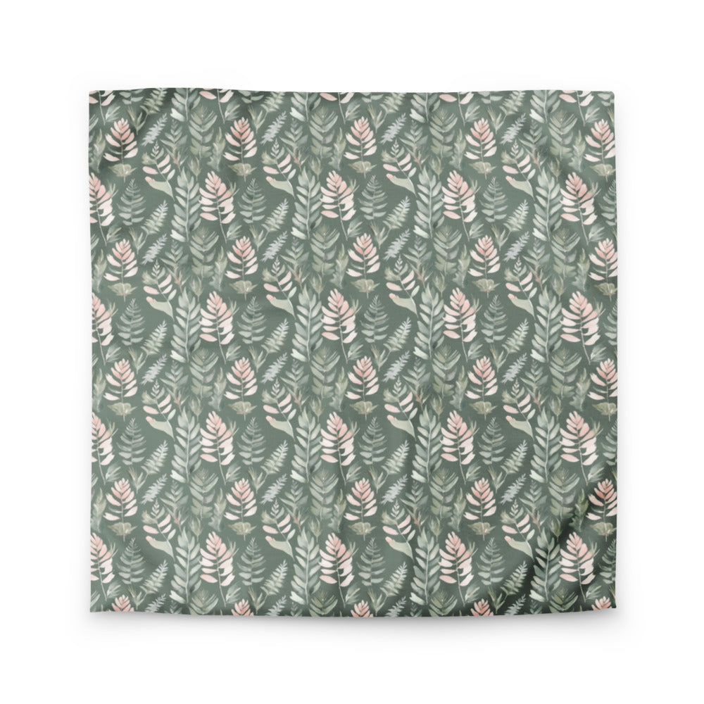 Sage Fern Duvet Cover - watercolour print