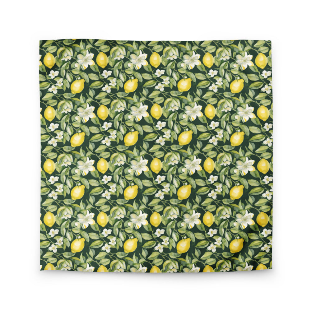 Lemon Grove Duvet Cover - watercolour print