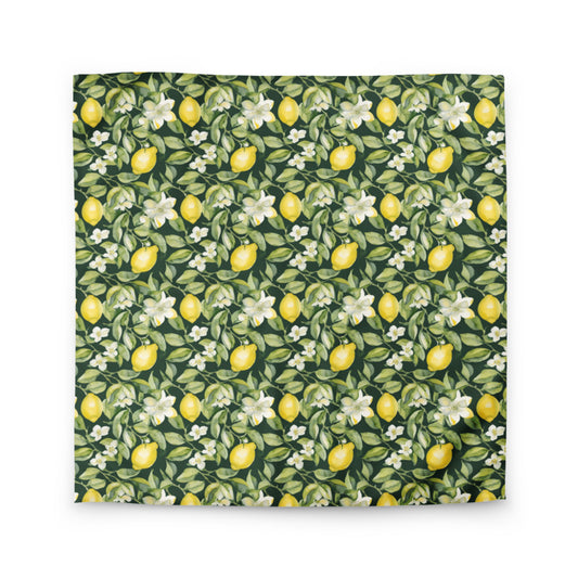 Lemon Grove Duvet Cover - watercolour print