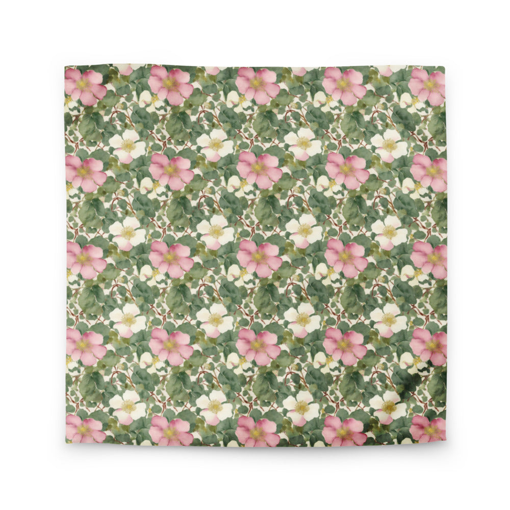 Housse de couette Wild Rose - impression aquarelle