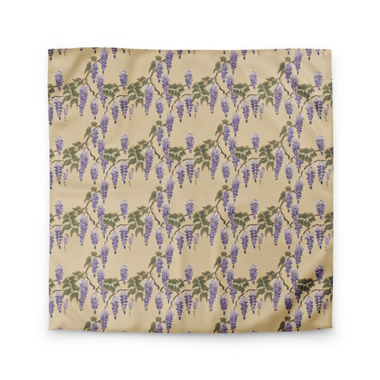 Wisteria Cascade Duvet Cover - watercolour print