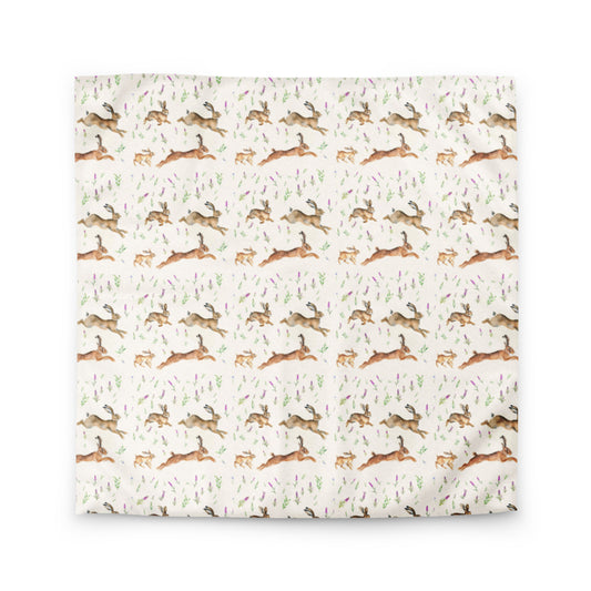 Highland Hares Duvet Cover - watercolour design
