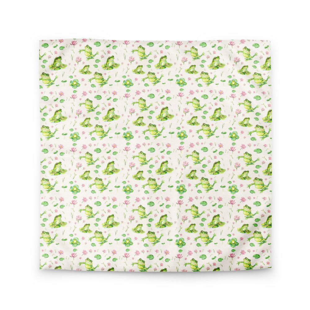 Lily Pond Duvet Cover - watercolour design