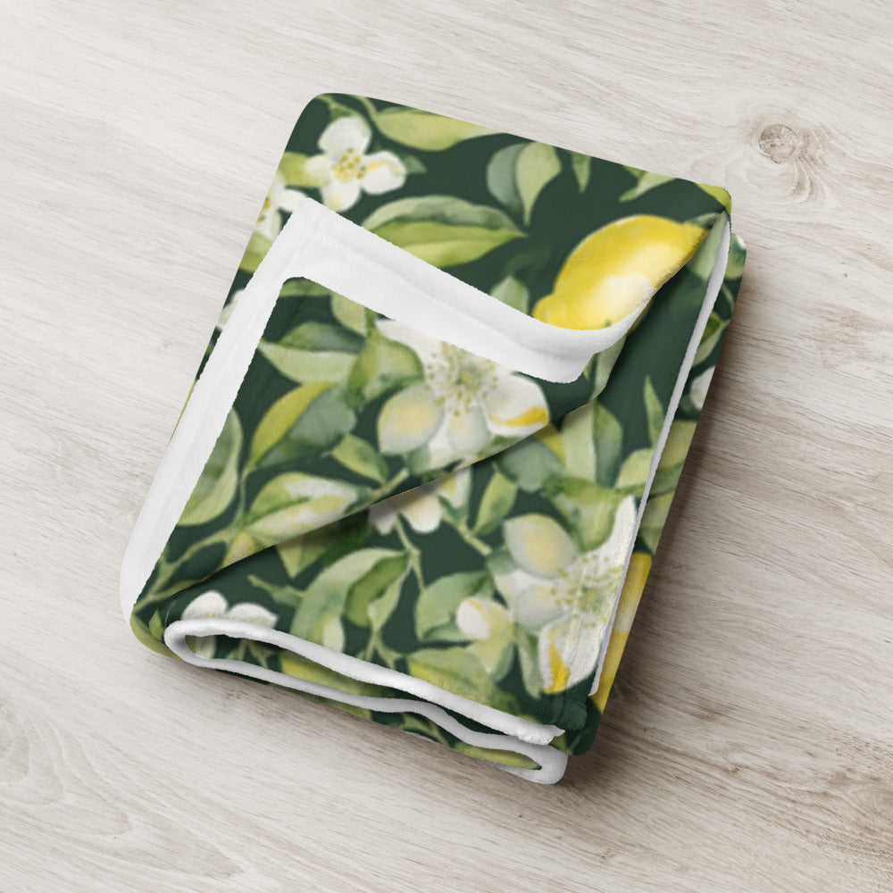 Lemon Grove Throw - shown in a home setting