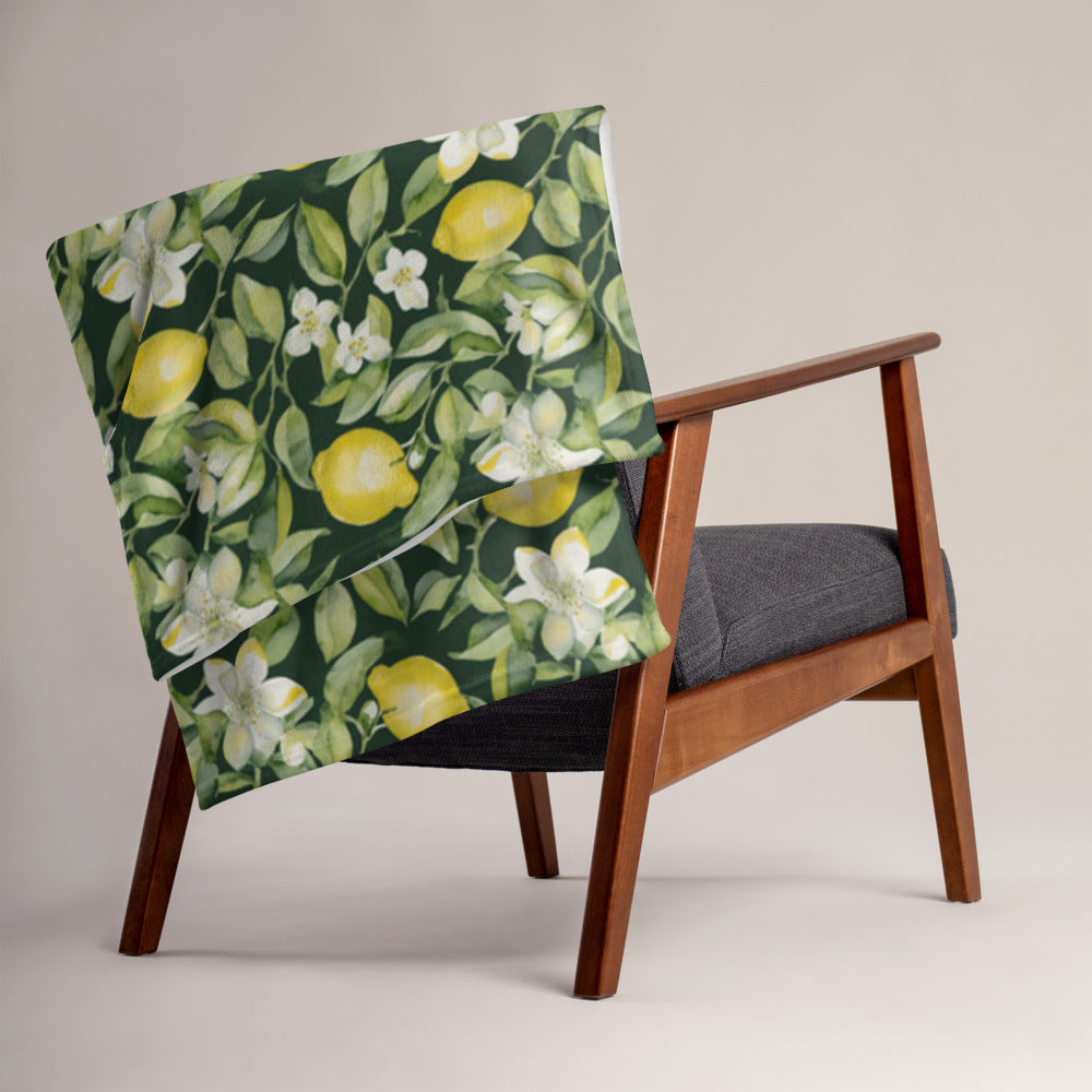 Lemon Grove Throw - shown in a home setting