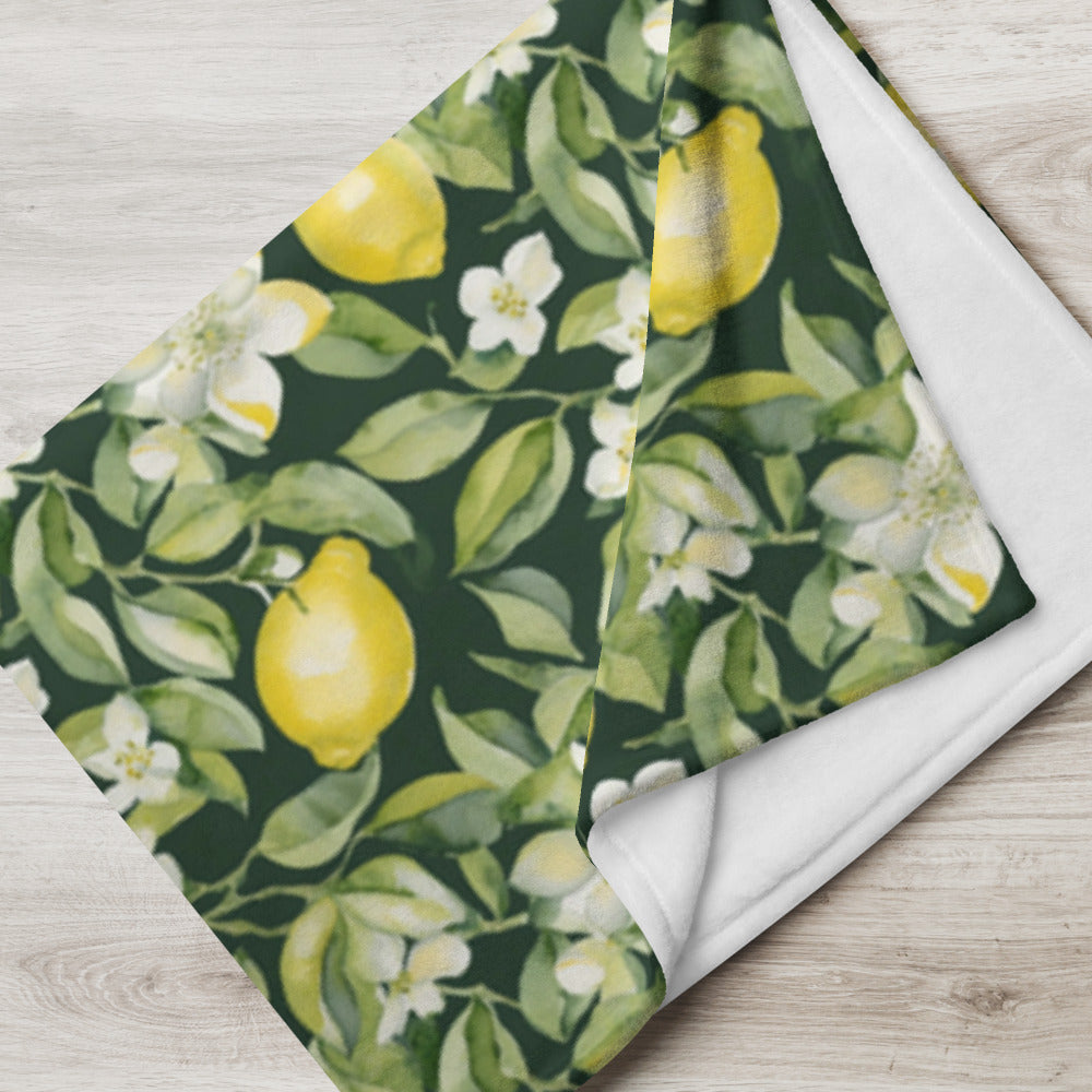 Lemon Grove Throw - shown in a home setting