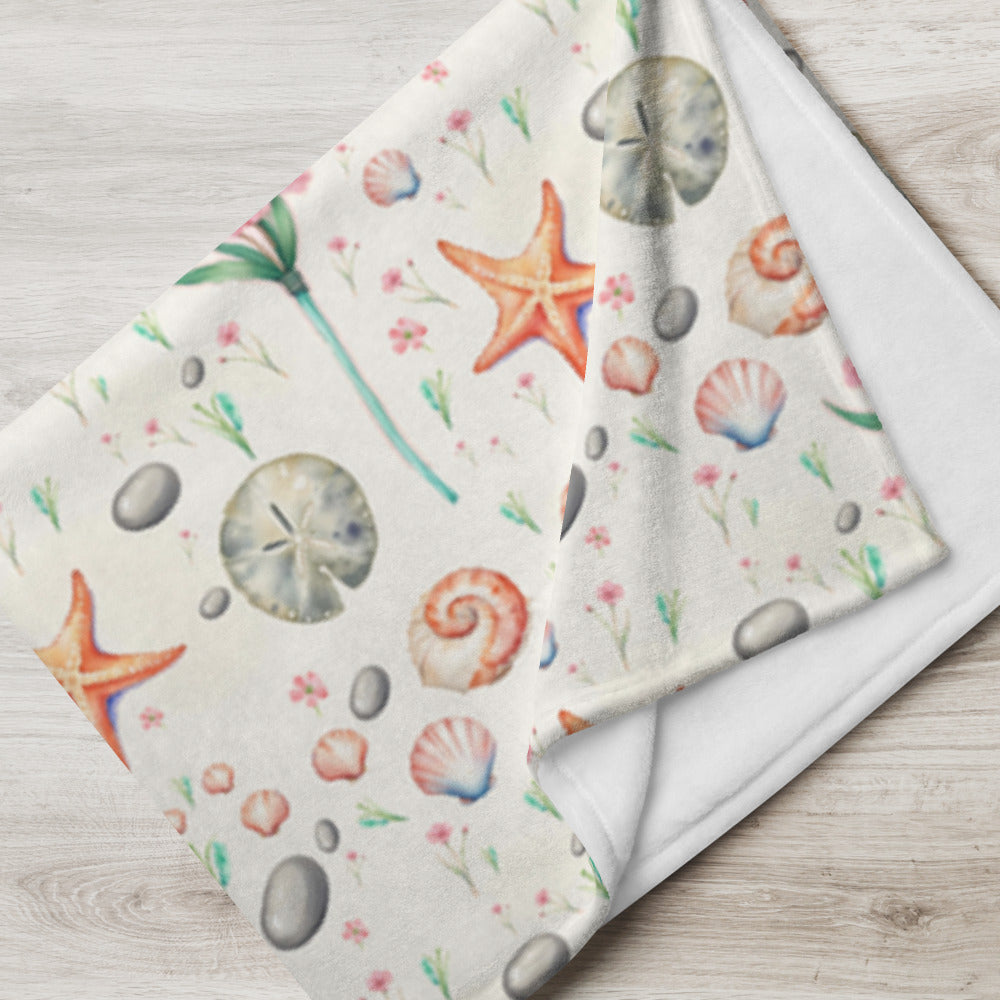 Shore Treasures Throw - shown in a home setting