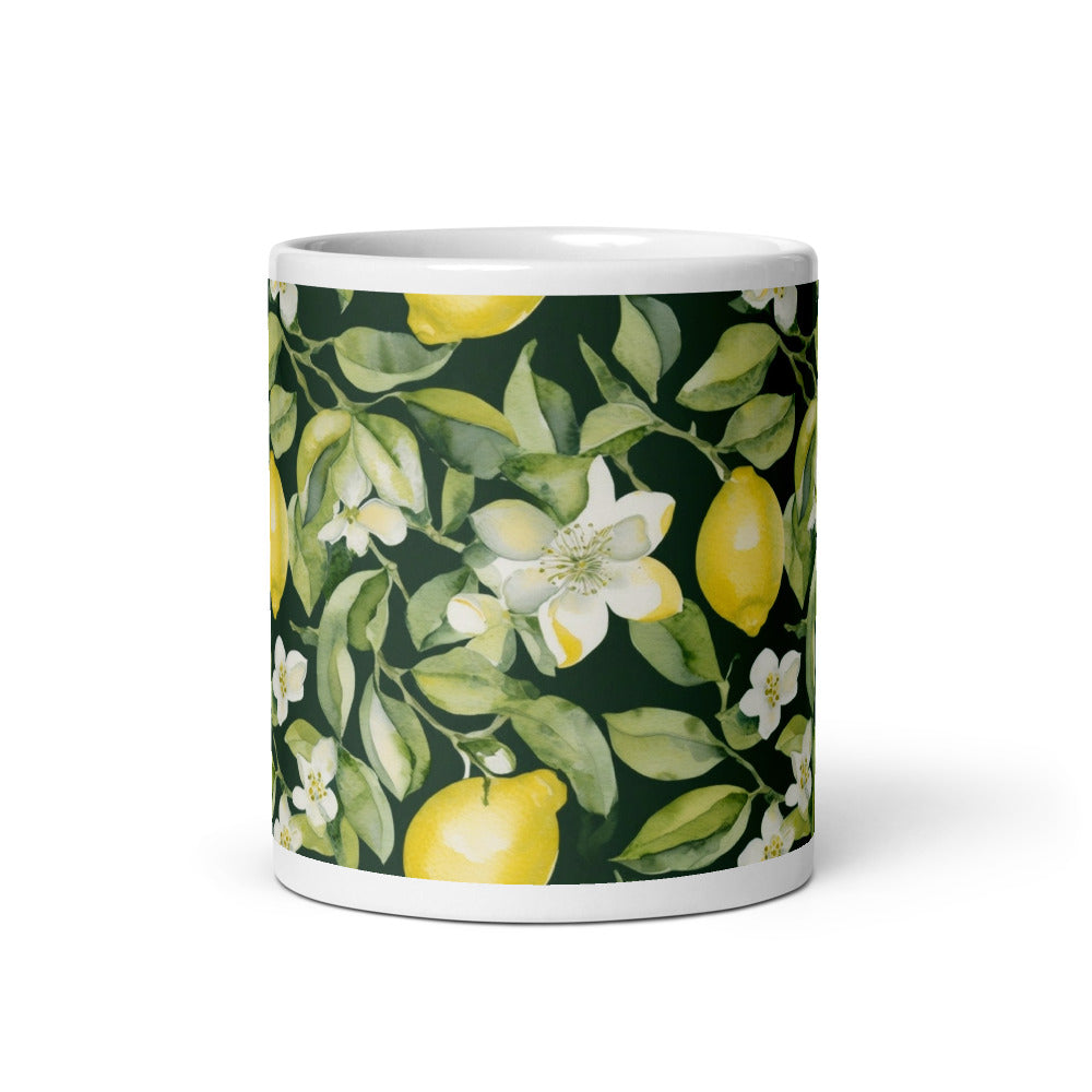 Lemon Grove Mug - watercolour print