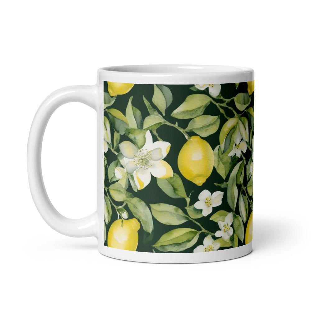 Lemon Grove Mug - watercolour print
