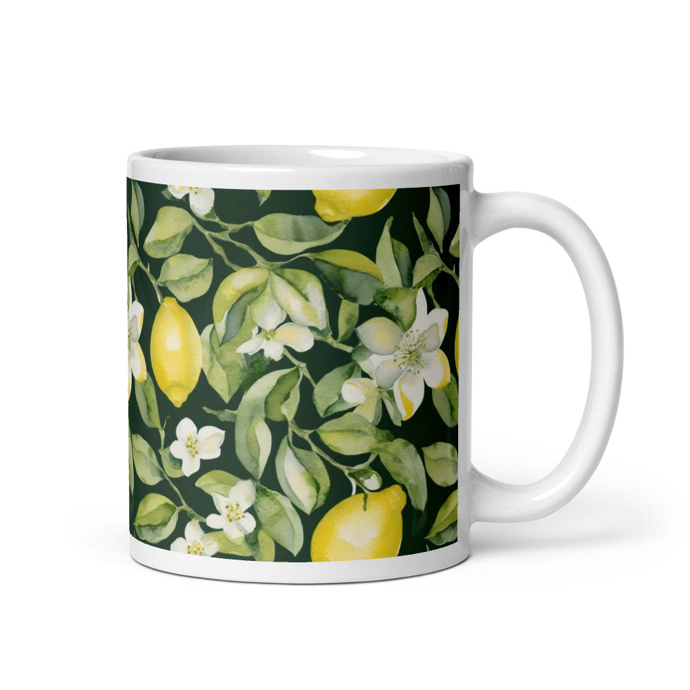 Lemon Grove Mug - watercolour print