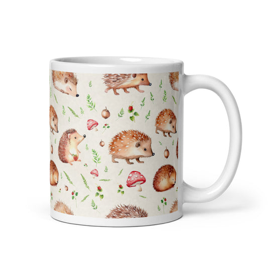 Hedgehog Hollow Mug - watercolour design